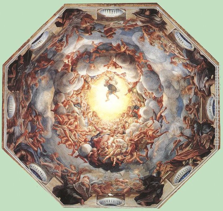 Assumption of the Virgin painting - Correggio Assumption of the Virgin art painting